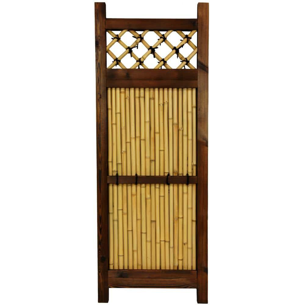 Bayou Breeze North Reading Brown Bamboo Fencing with 1 Panel(s) Included