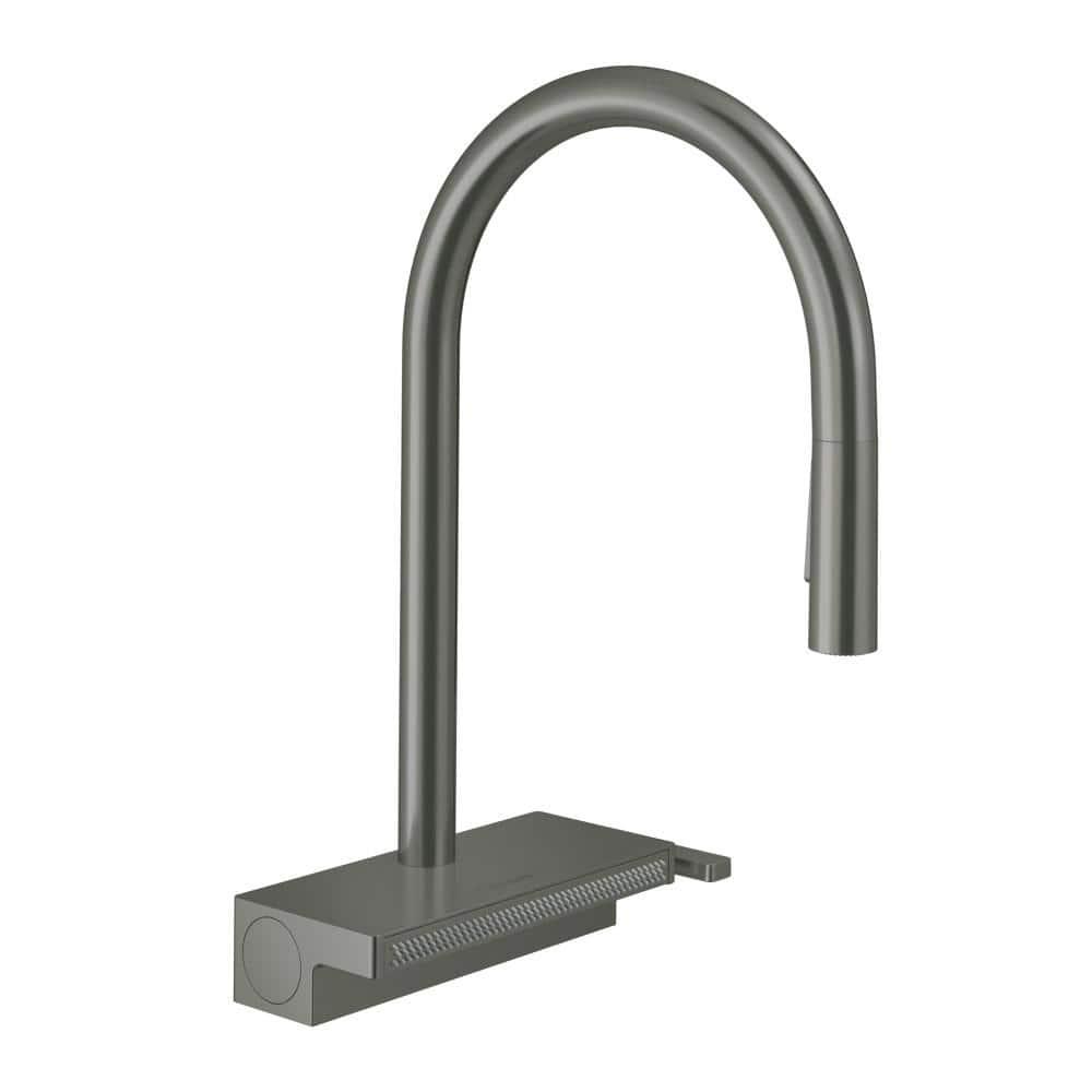 Aquno Select 3-Spray Kitchen Faucet with Pull-Down Spout, 1.75