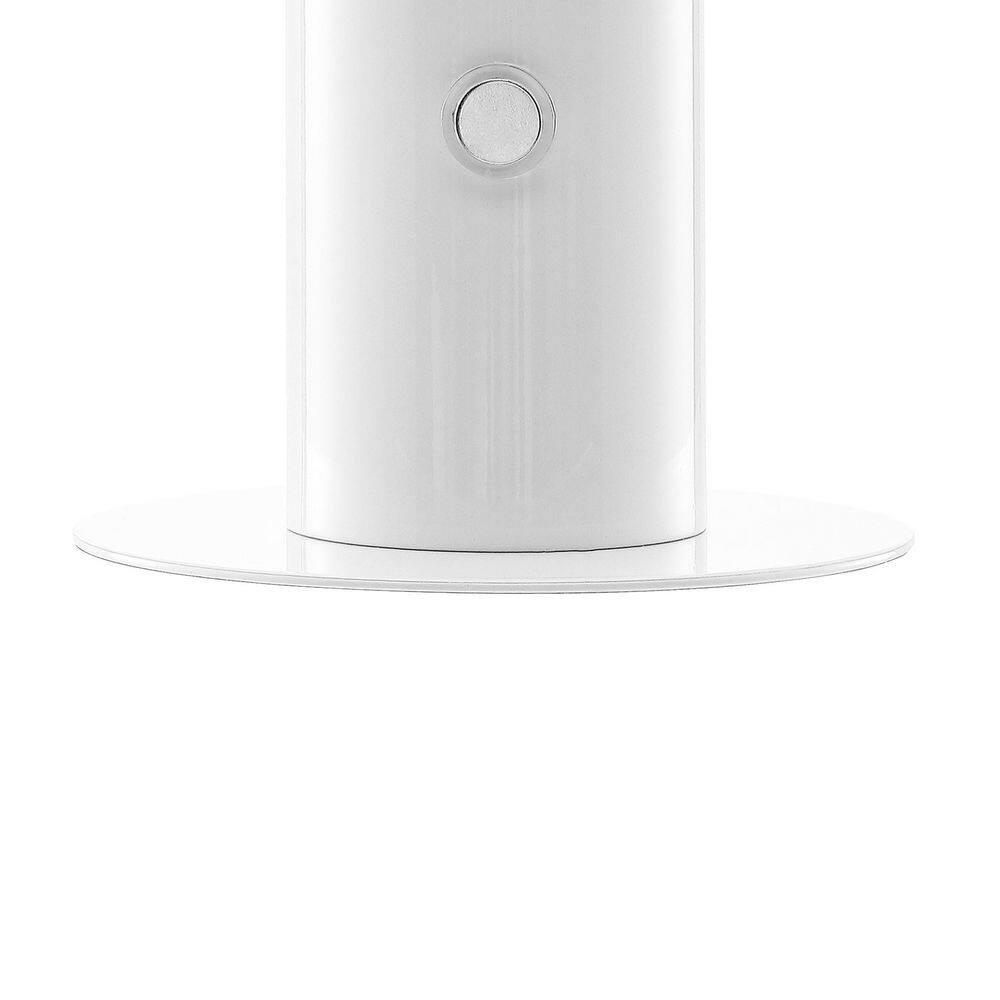 JONATHAN Y JYL7115B Boletus 10.75" Contemporary Bohemian Rechargeable/Cordless Iron Integrated Portable LED Mushroom Table Lamp, Modern, Coastal for living room, dinning room, bedroom, White