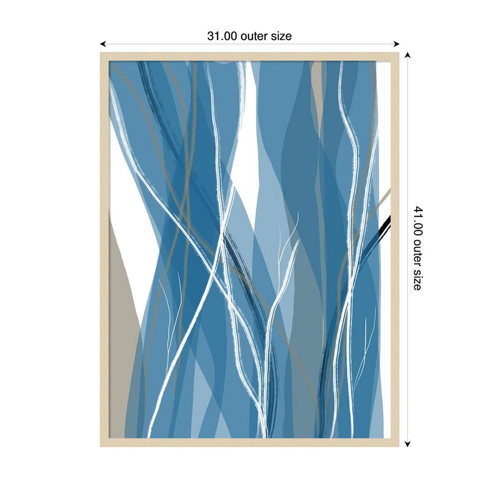 Amanti Art 31"x41" Sea Meadow III by Jim Schlotzhauer Wood Framed Wall Art Print