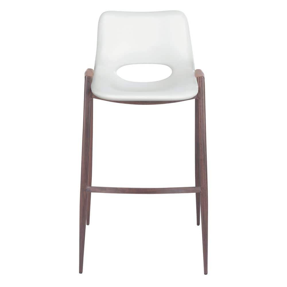 Zuo Hospitality Upholstered Counter Stool with Metal Frame