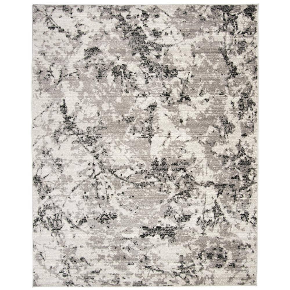 Skyler SKY186 Power Loomed Indoor Area Rug - Grey/Ivory - 8'x10' - Safavieh