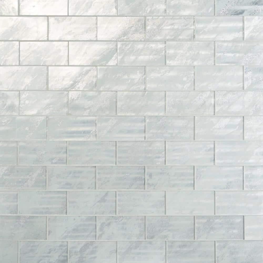 Bond Tile Wonder Glass 4.37 in. x 8.74 in. Polished Glass Wall Tile (5.3 Sq. Ft. / Case)
