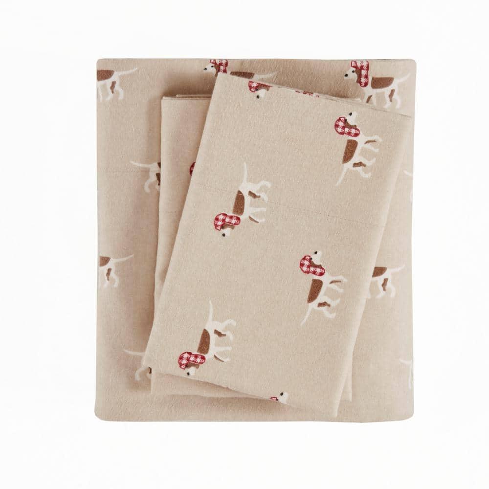 Woolrich 100% Cotton Flannel Sheet Set