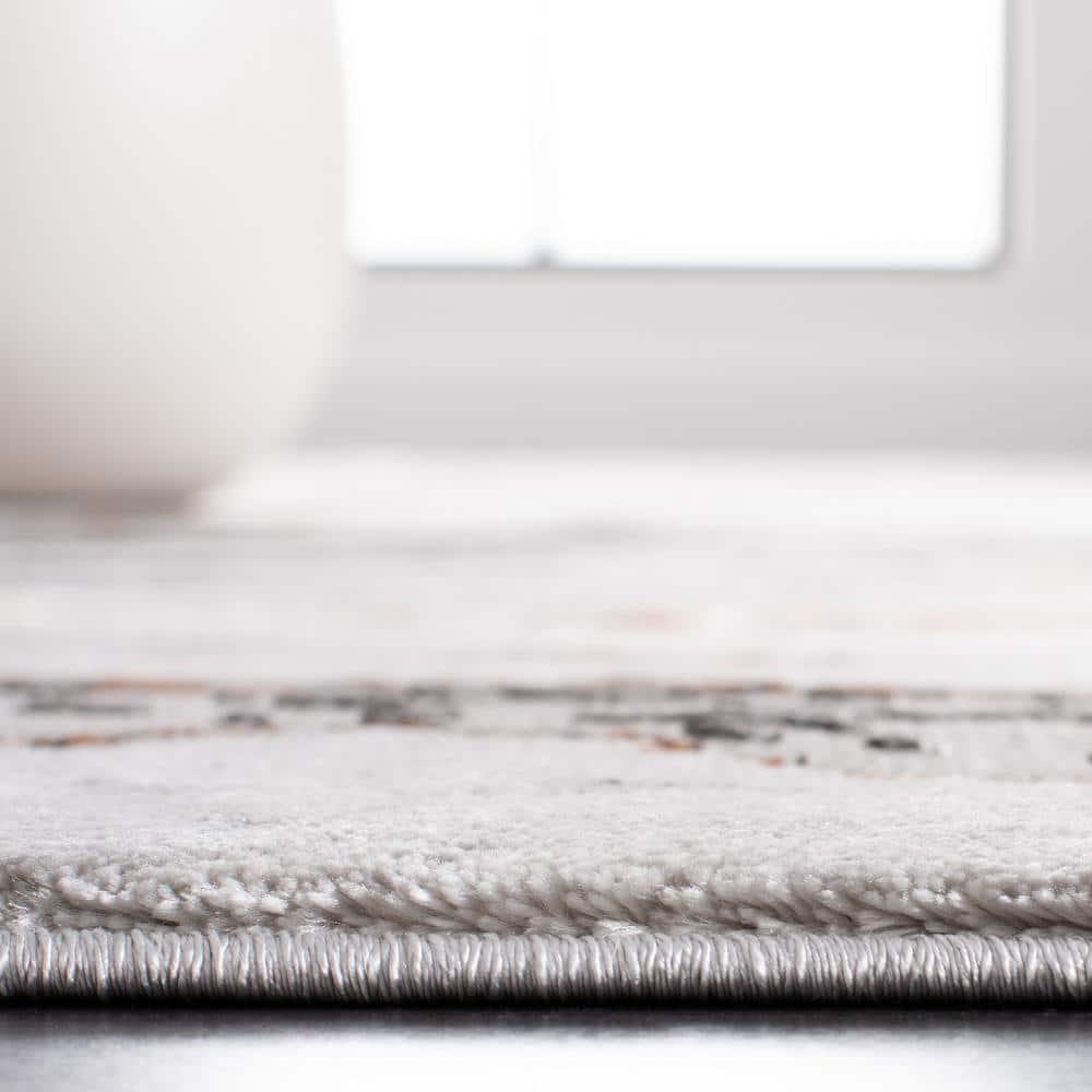 Wade Logan® Swindle Abstract Gray/Blue Area Rug