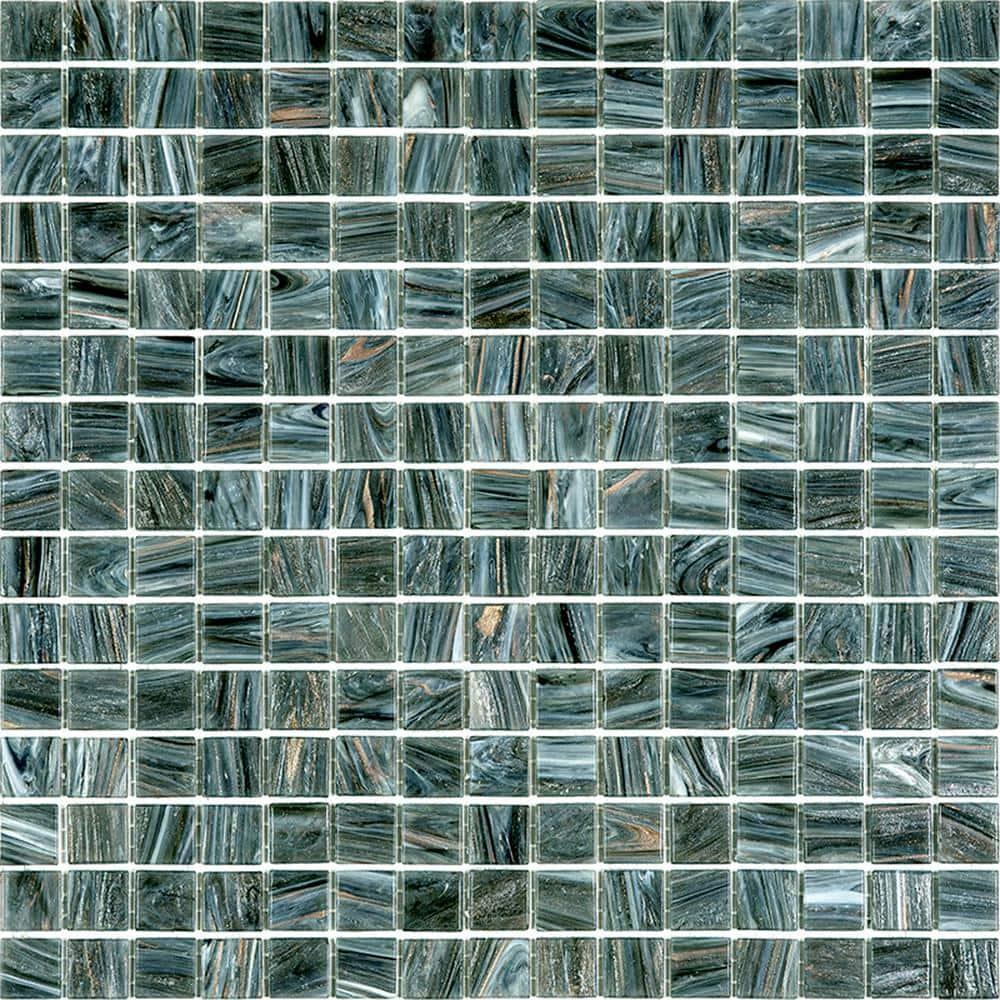 Celestial 0.8" x 0.8" Glass Grid Mosaic Wall & Floor Tile