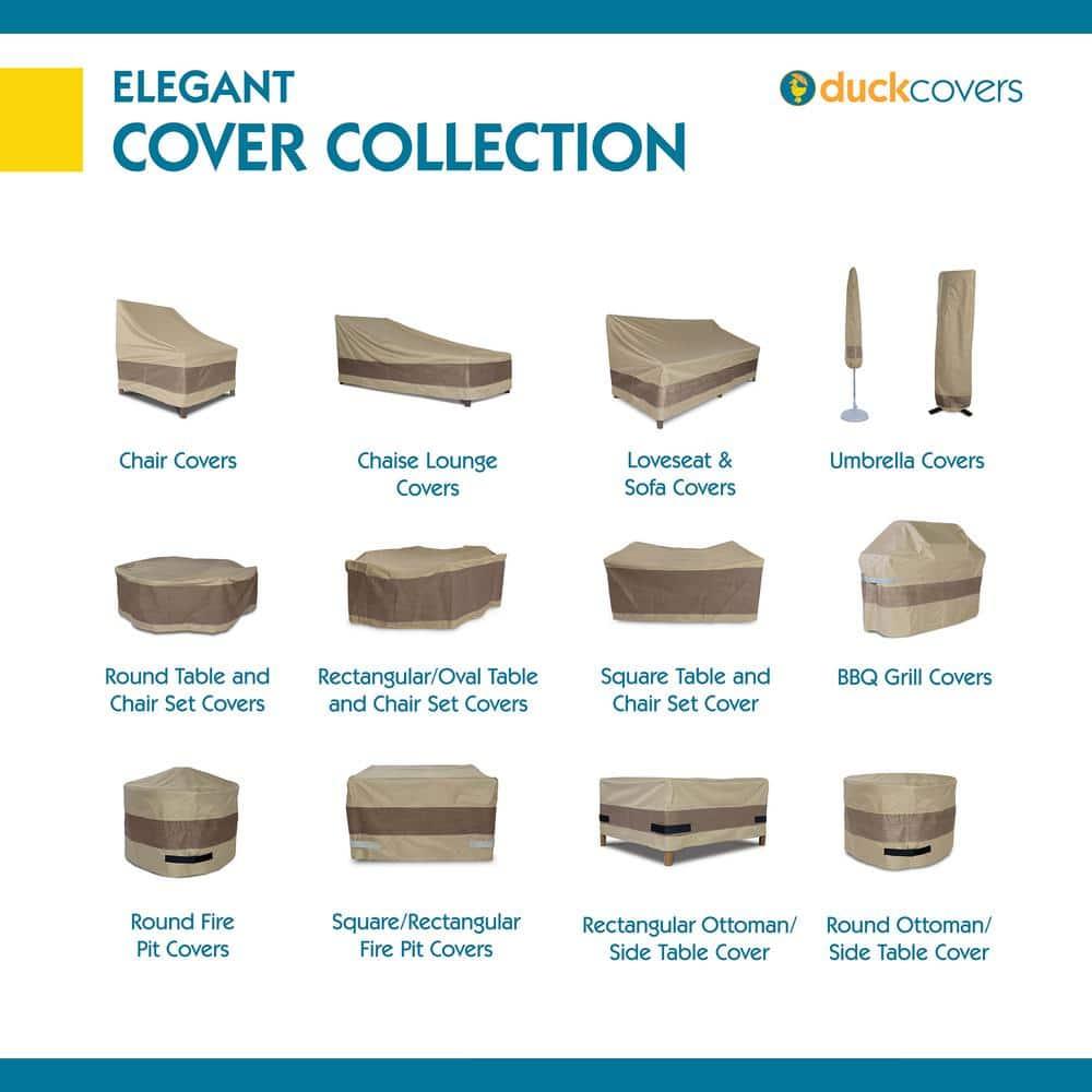 Duck Covers Elegant Waterproof 79 Inch Patio Sofa Cover