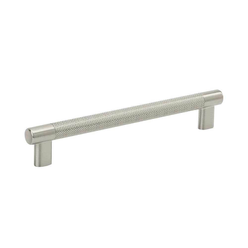 Amerock Bronx 8 inch (203mm) Center-to-Center Satin Nickel Cabinet Pull