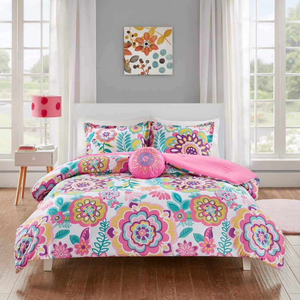 Intelligent Design Camille Floral Comforter Set