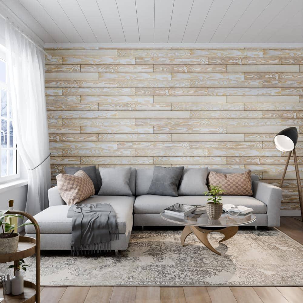 Thermo-Treated 1/4 in. x 5 in. x 4 ft. Barn Wood Wall Planks (10 sq. ft. 6-Pack)