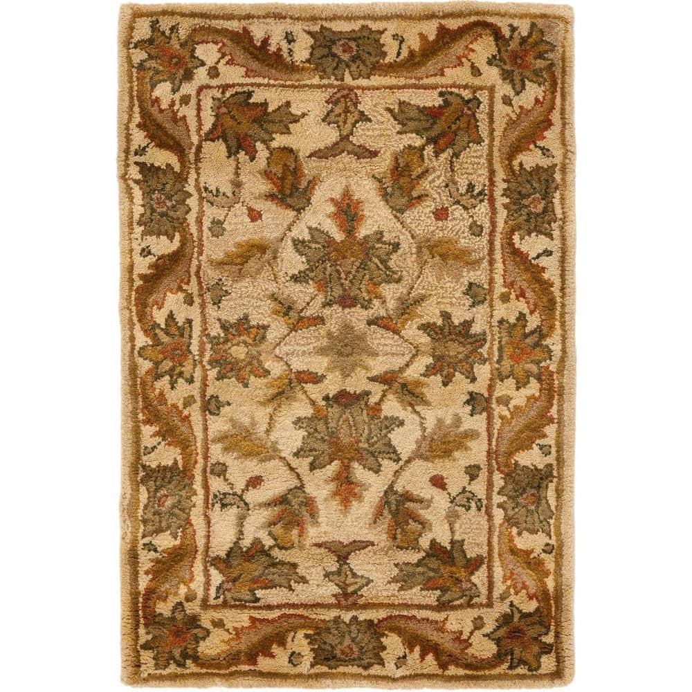Antiquity AT52 Hand Tufted Indoor Accent Rug - Gold - 2'x3' - Safavieh