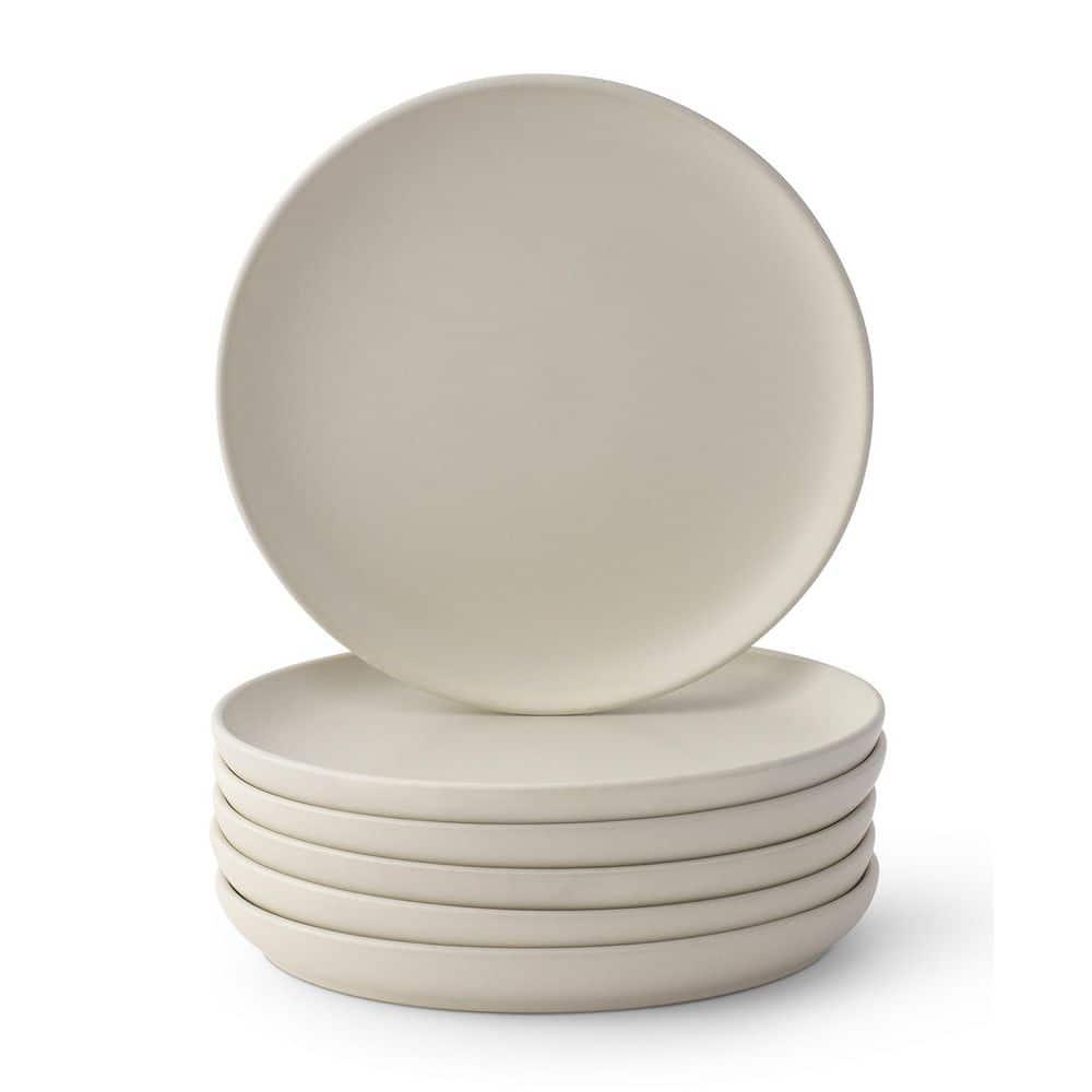 JoyJolt JoyJolt Mesa 6pc Stoneware 8" Salad plate set (Set of 6)