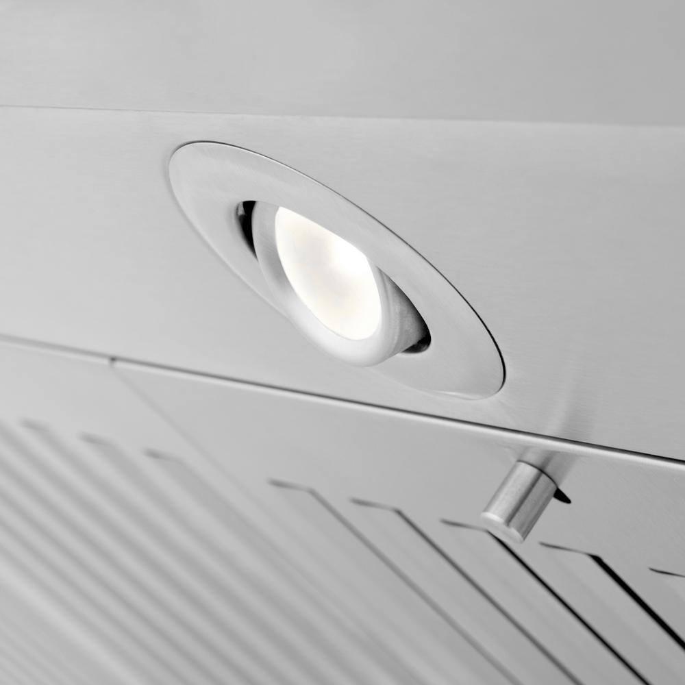 ZLINE 36 in. ZLINE CrownSound™Ducted Vent Isl& Mount Range Hood in Stainless Steel W/ Bluetooth Speakers (GL9iCRN-BT-36) GL9iCRN-BT-36