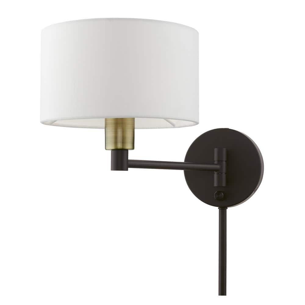 Livex Lighting 1 - Light Wall Light in  Bronze/Antique Brass