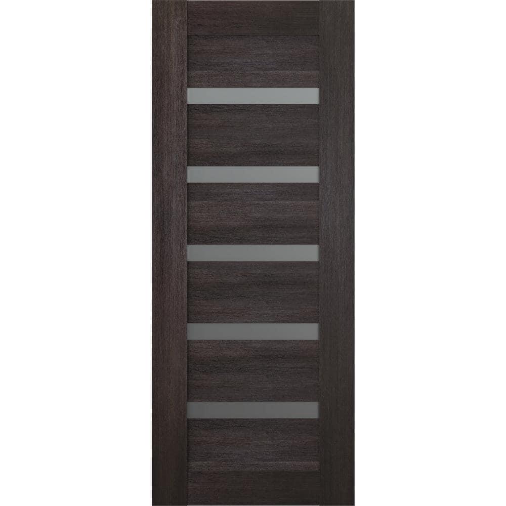 Belldinni Avon 07-04 Solid Manufactured Wood and Glass Paneled Prefinished Standard Door