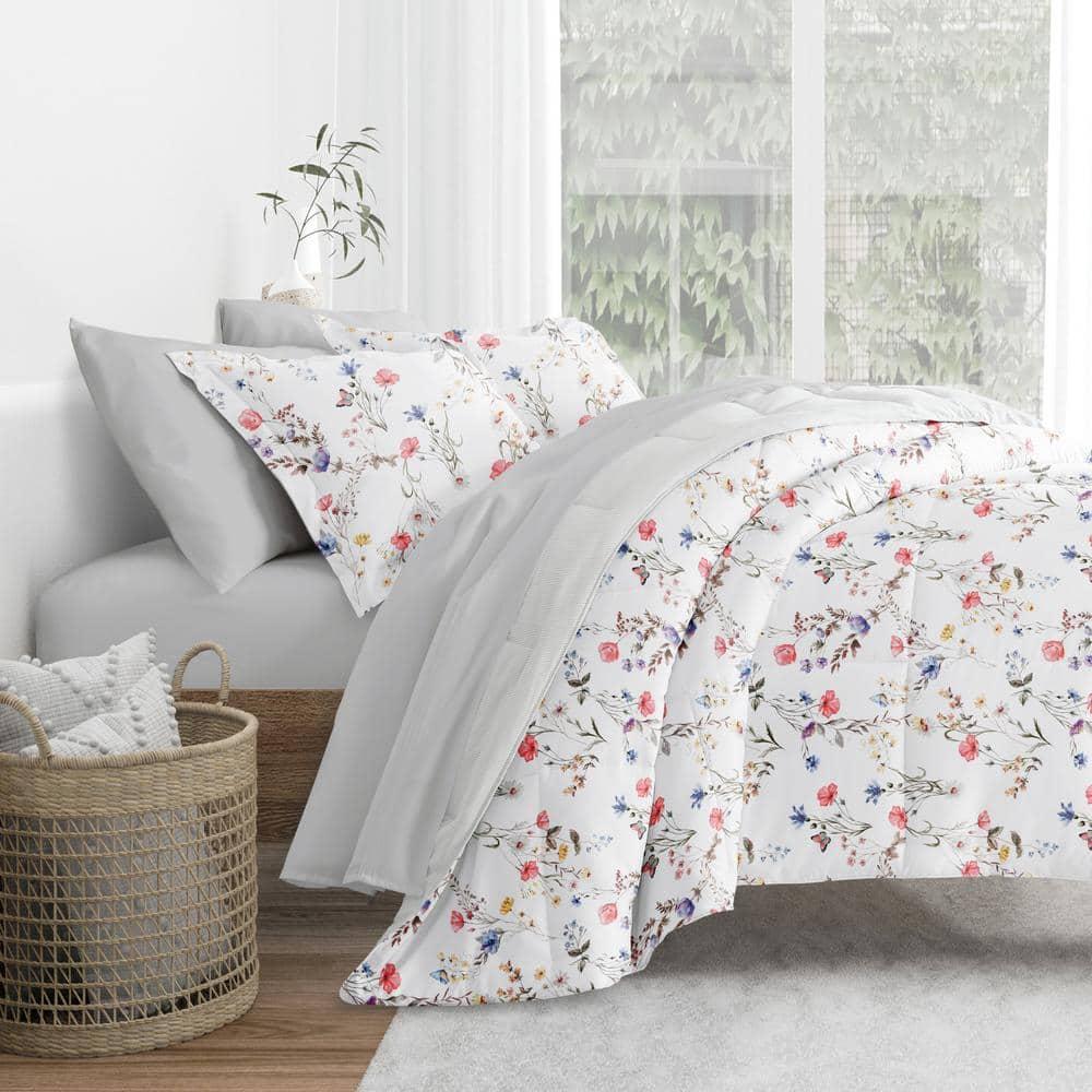 IEnjoy Home 7-Piece Bedding Bundle - Pattern Comforter and Sheet Set