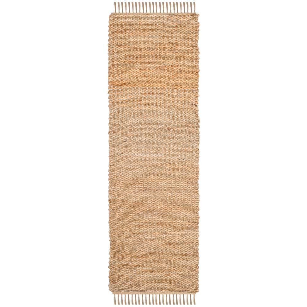 Uma Natural Fiber Hand Woven Jute Solid Color Rug