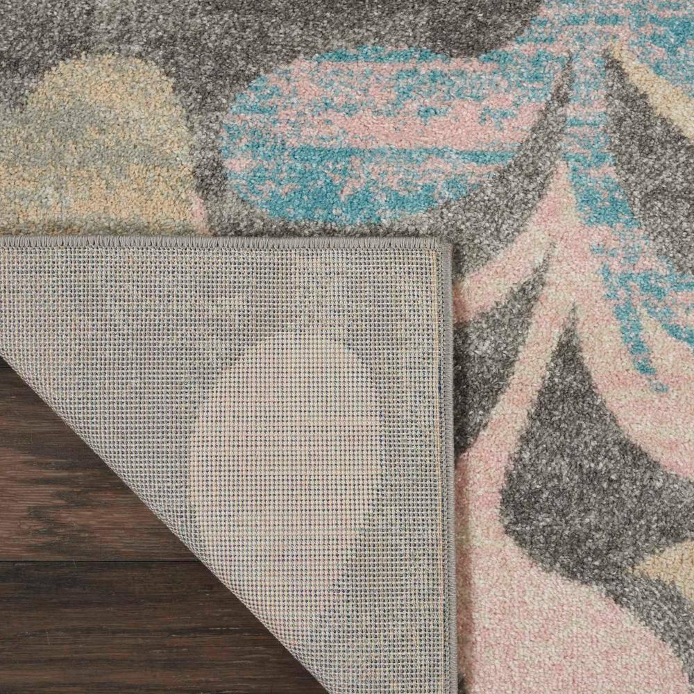 Nourison Tranquil 8' X 10' Grey/Beige Area Rug Contemporary Botanical Vine and Bloom by Nourison