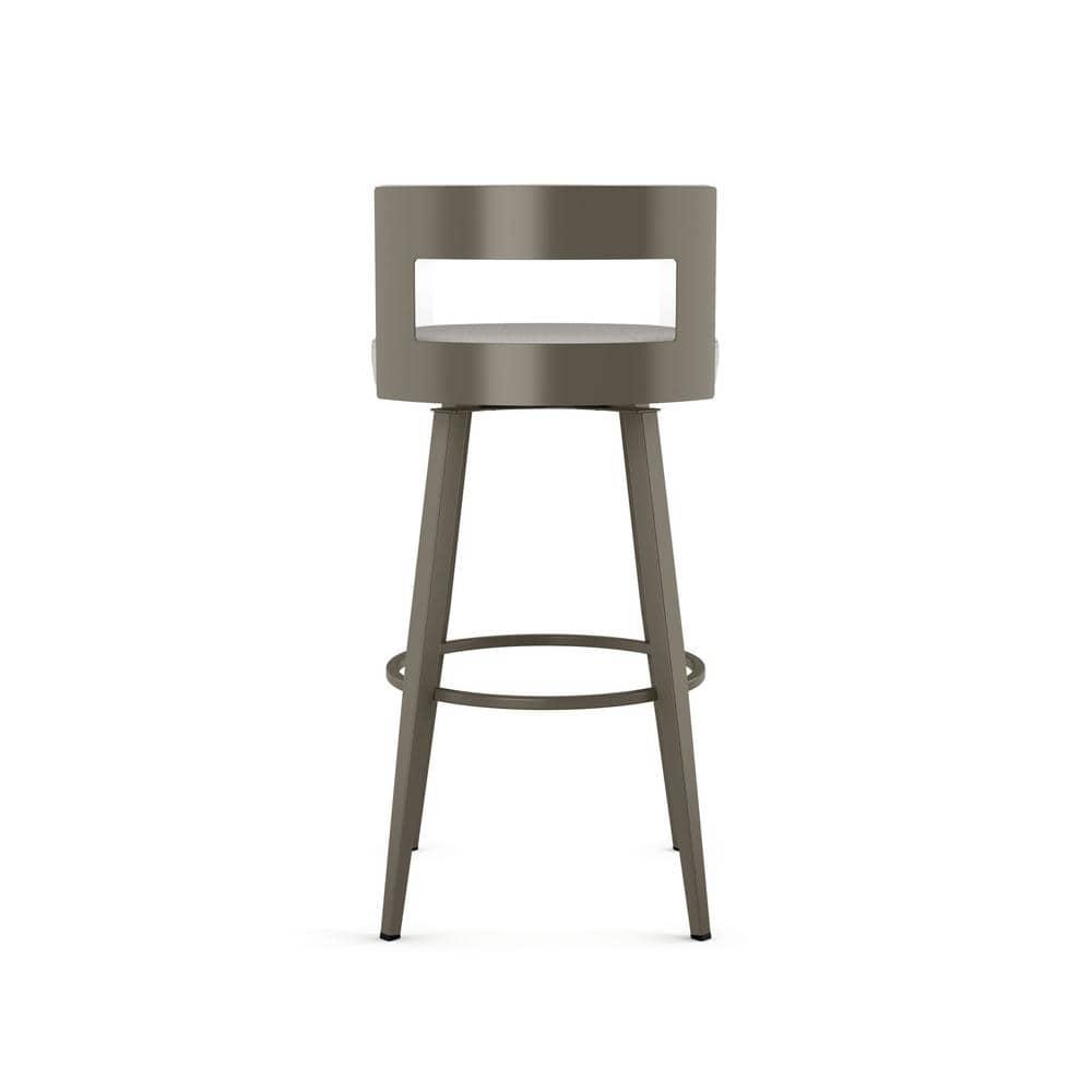 Amisco Paramont Upholstered Counter Height Barstool Gray