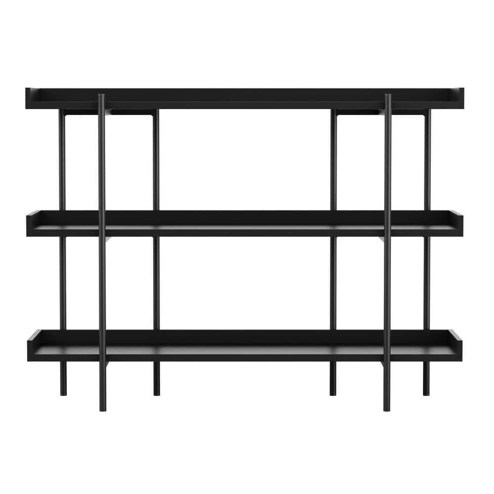 Martha Stewart Raines Martha Stewart Emmett 3 Shelf Storage Display Unit Bookcase with Metal Frame