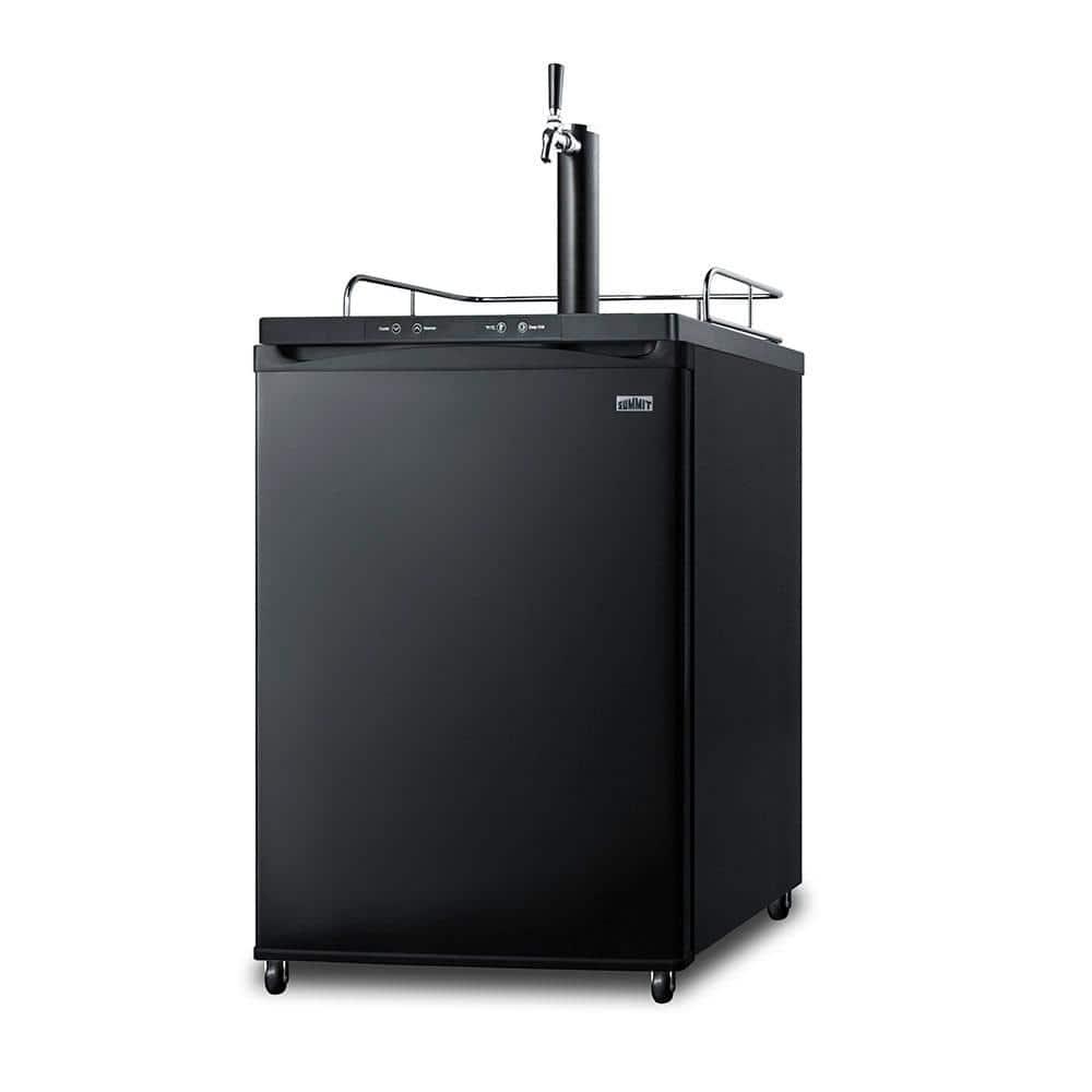 Black Stainless Steel Commercial Beer Dispenser with Single Tap