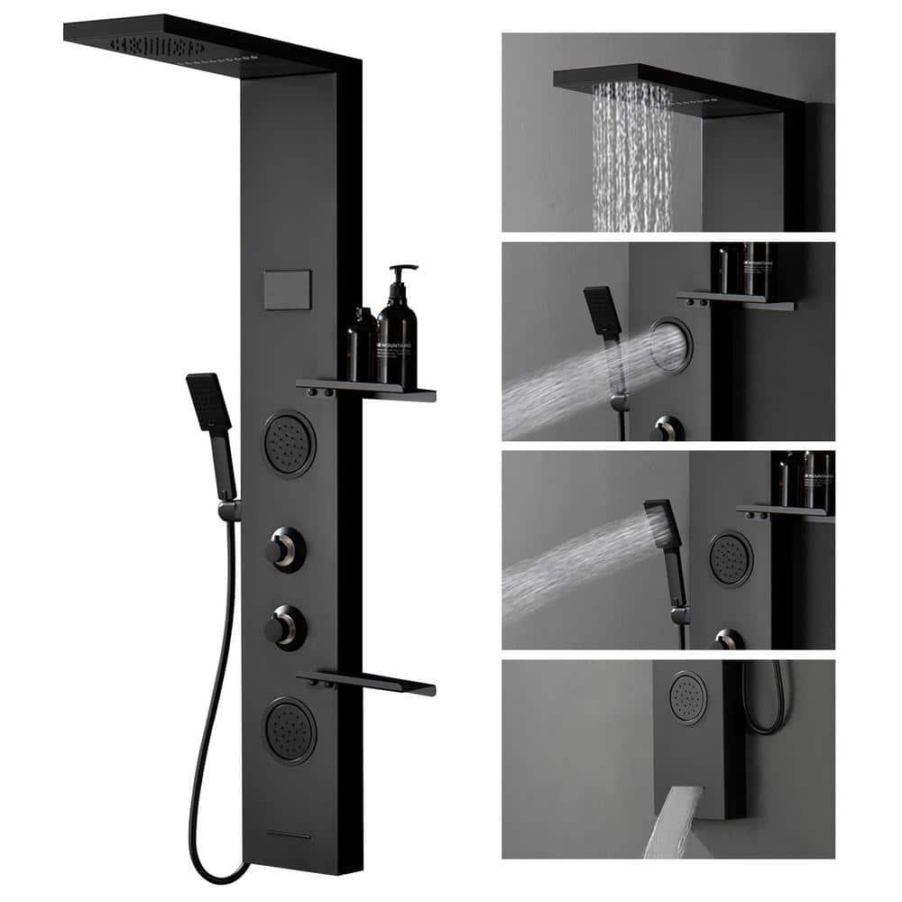 56.93'' Shower Panel with Fixed Shower Head