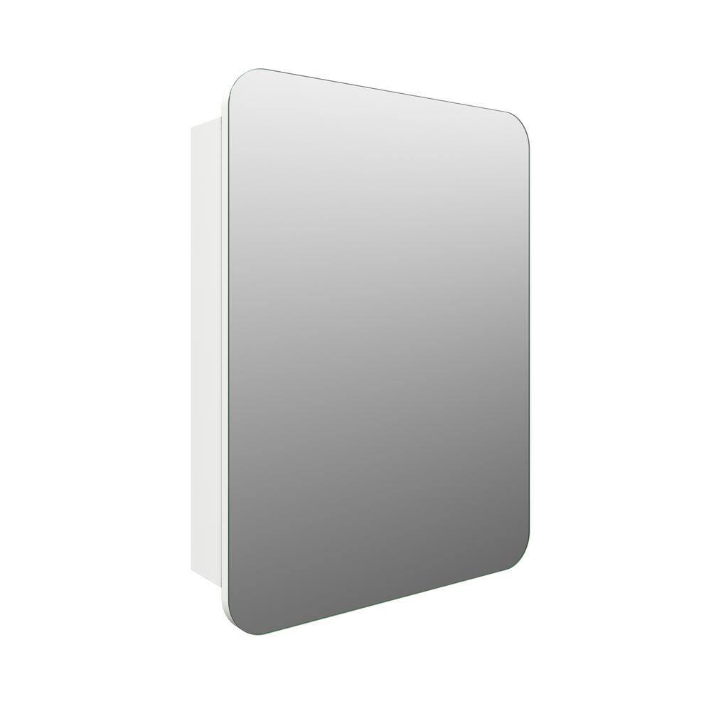 Glass Warehouse One Door MDF Square Shape Medicine Cabinet