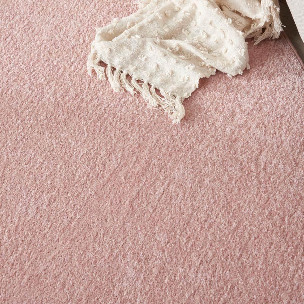 Nourison Essentials Easy Care Indoor Outdoor Area Rug - Pink 8' x Round
