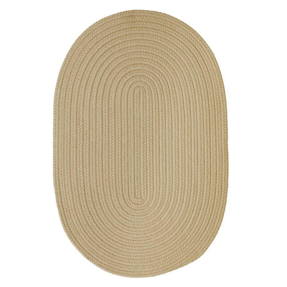 Colonial Mills Boca Raton - Linen 2 Ft x3 Ft Oval Rug Indoor/Outdoor 100% Polypropylene