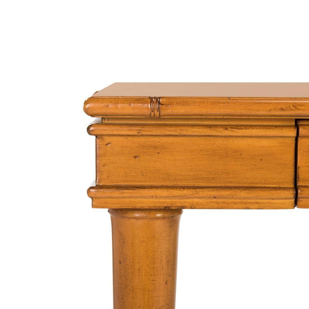 Noely  1 Drawer Writing Desk - DSK3500 - Brown - Safavieh