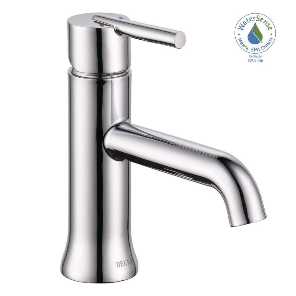Delta Trinsic Single Handle Bathroom Faucet, Chrome