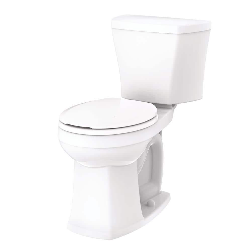 Gerber Gws31802 Avalanche 1.28 Gpf Two Piece Round Chair Height Toilet - White