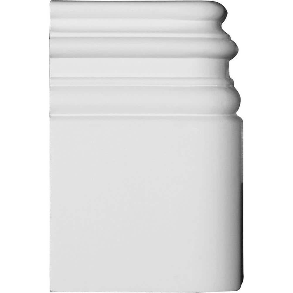 7 3/8"H x 4 3/4"P Hillsborough Baseboard Moulding Outside Corner