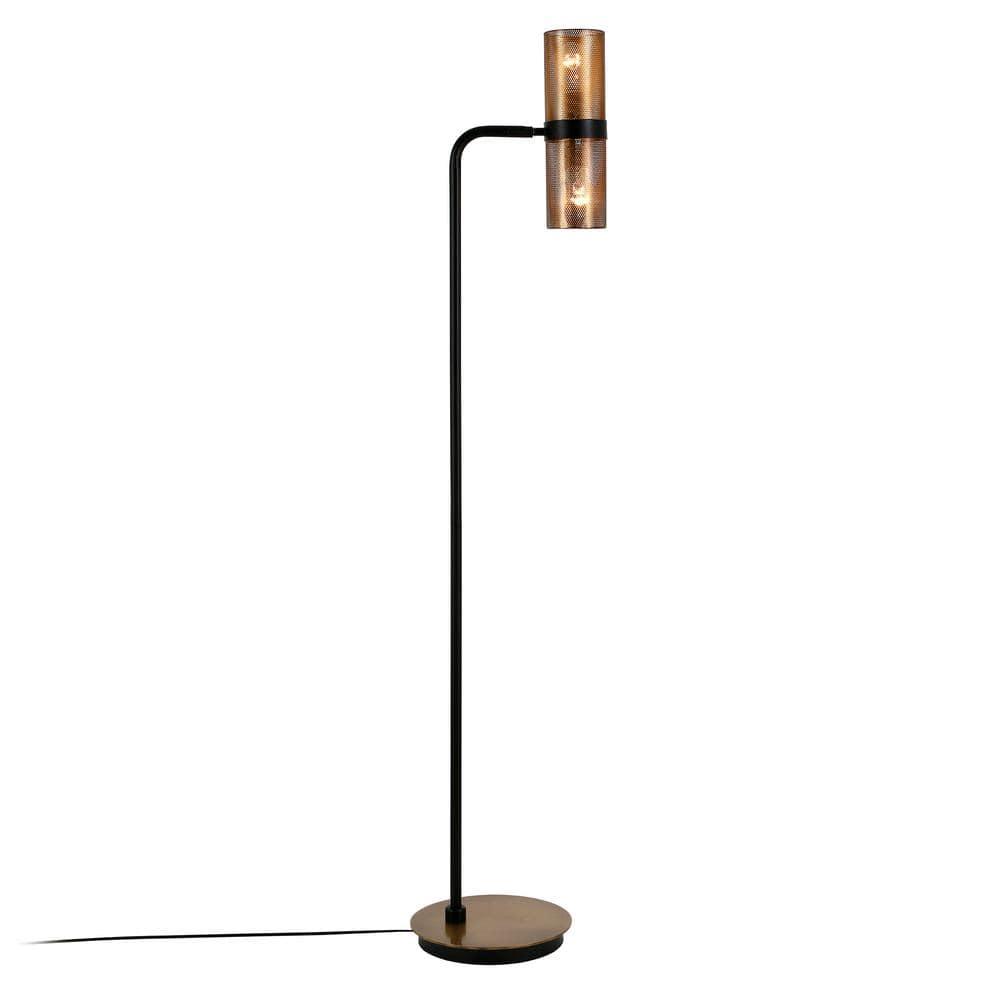 Evelyn&Zoe Industrial Metal Floor Lamp