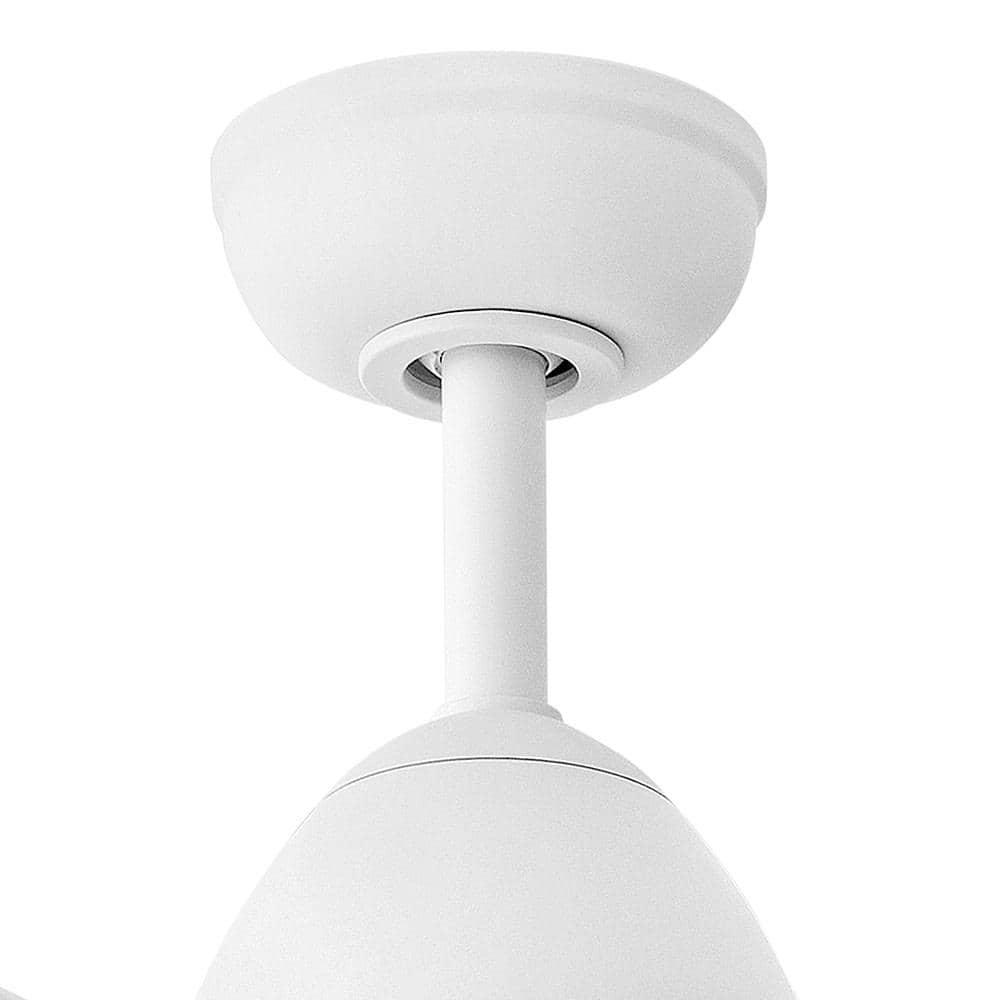 Liv 60" Matte White Composite Smart Ceiling Fan with Remote