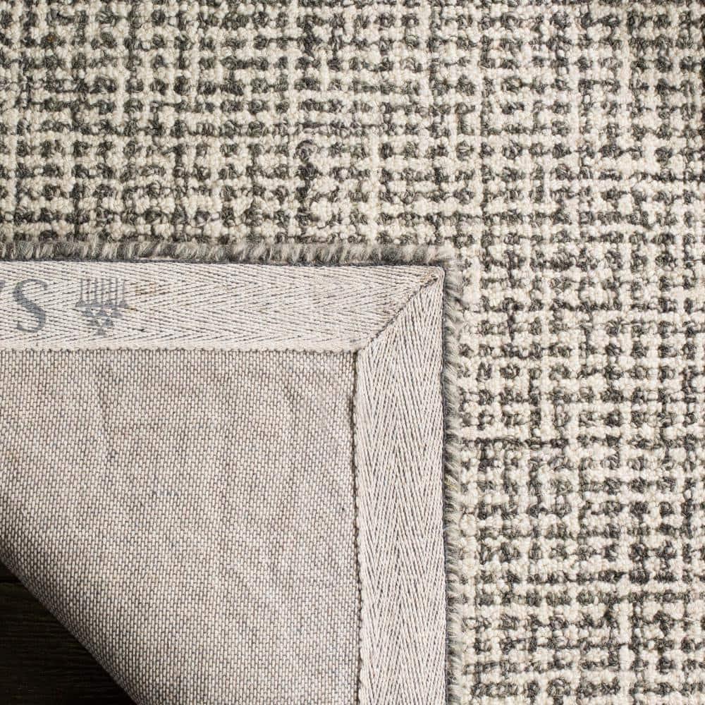 Abstract ABT220 Handmade Indoor Area Rug - Sage/Ivory - 6'x6' - Safavieh