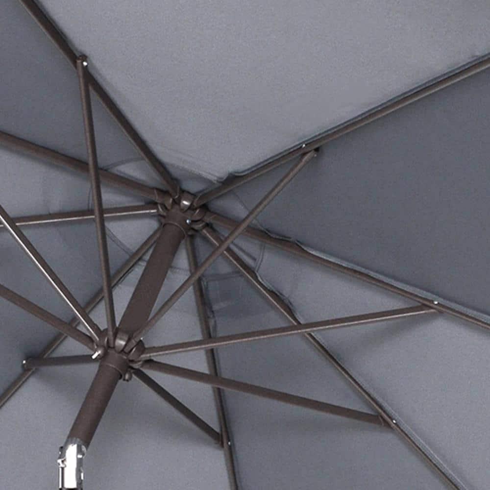 Villacera 9FT Outdoor Patio Umbrella Shade with Auto Tilt, Gray
