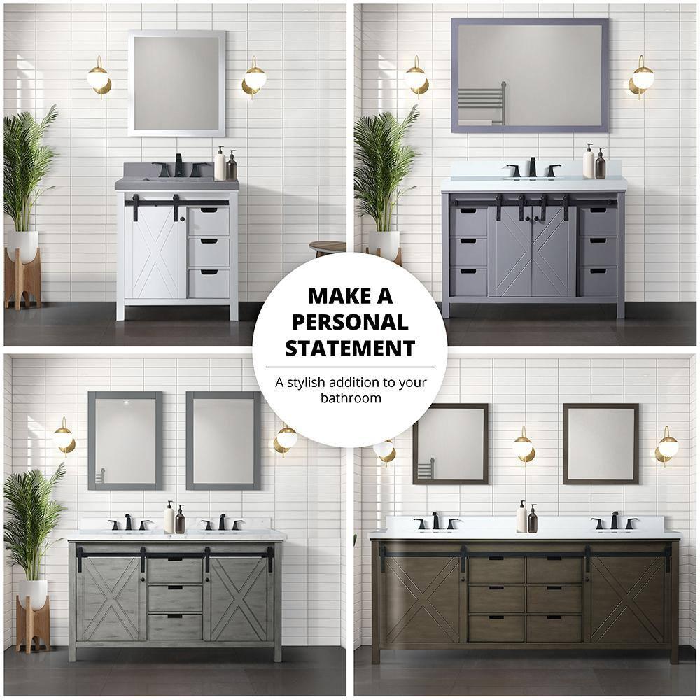 Lexora Marsyas 30 in W x 22 in D Bath Vanity