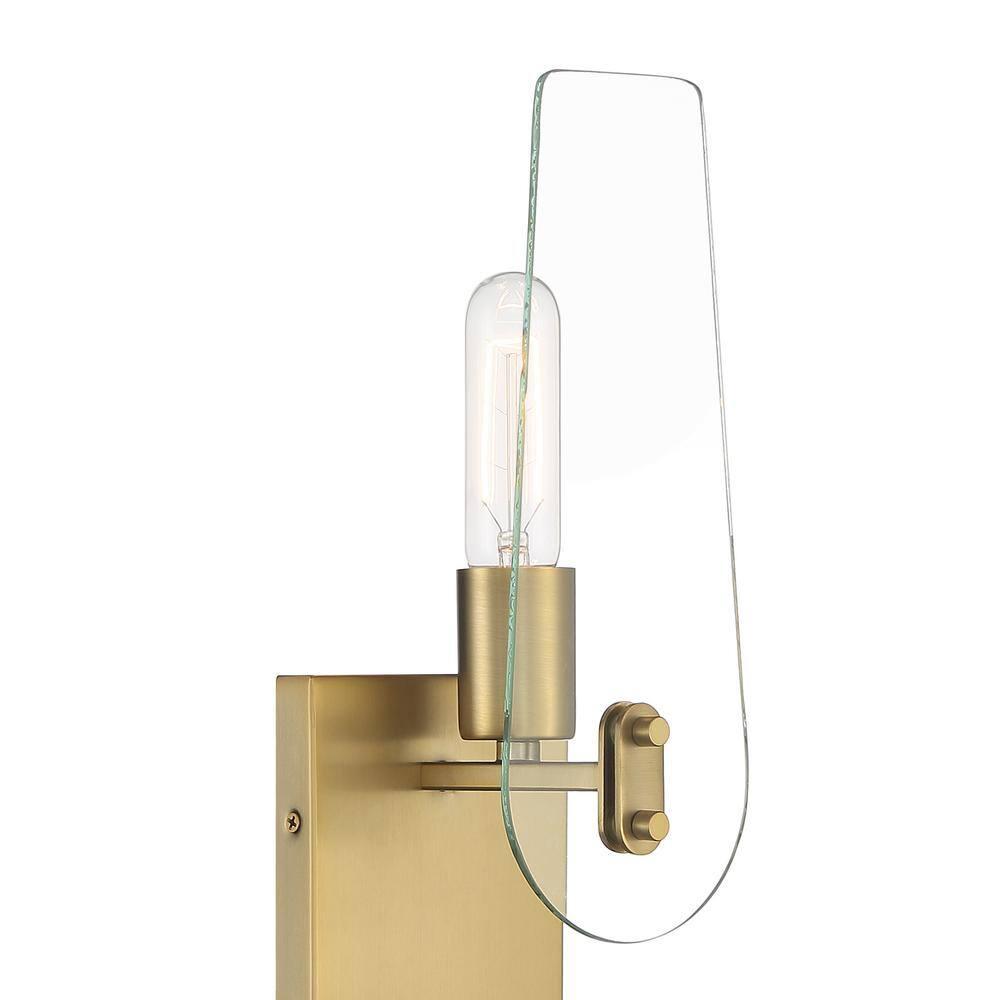 Designers Fountain Bergen Beach 2 Light Brushed Gold Wall Sconce Light, D256M-2WS-BG