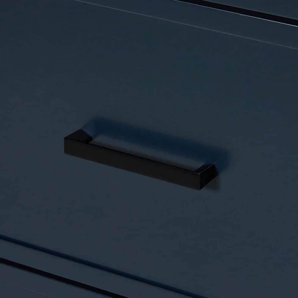 Midnight Blue 66" Freestanding Double Sink Wood Vanity Cabinet