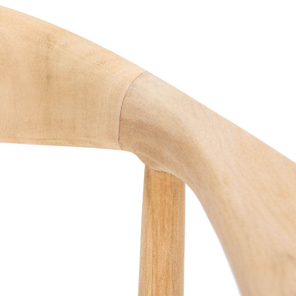Bandelier Counter Stool - Natural/White - Safavieh