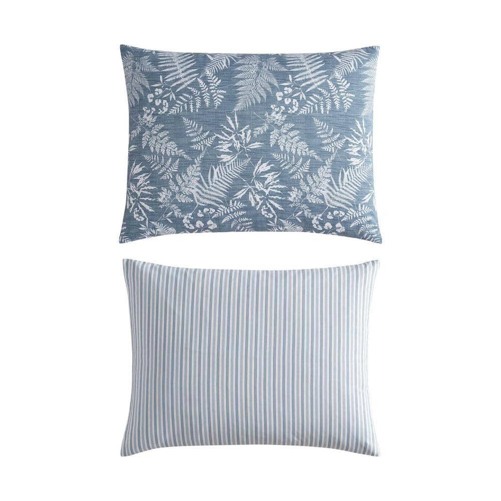 Eddie Bauer Eddie Bauer Fern Garden Blue Reversible Comforter Set