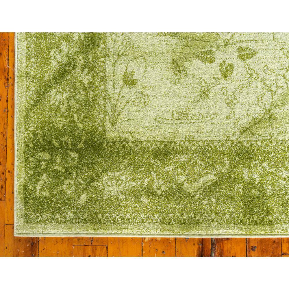 Unique Loom 9' 0 x 12' 0 Light Green La Jolla Floral Area Rug