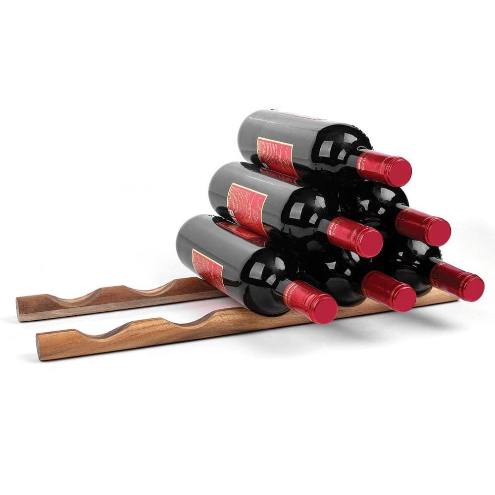 Ironwood Gourmet 5 Bottle Solid Wood Tabletop Wine Bottle Rack in Wood