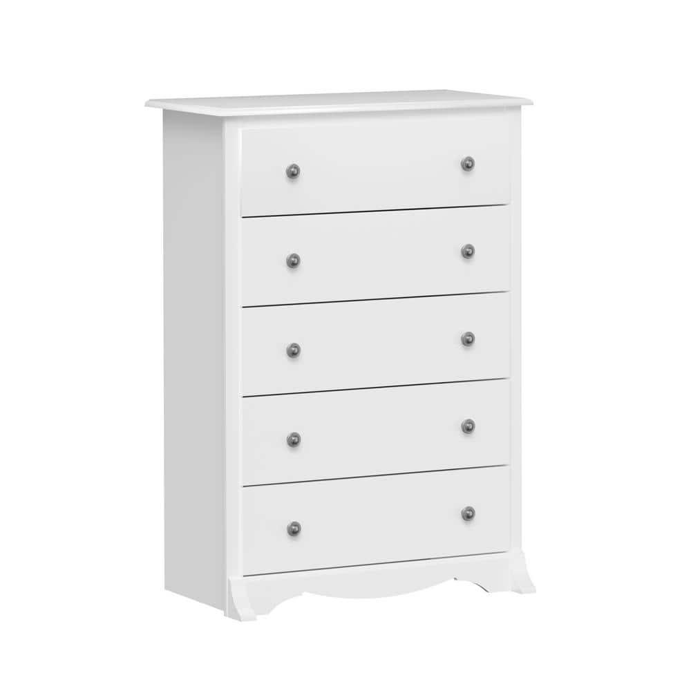 45.12" Monterey Vertical Dresser White - Prepac