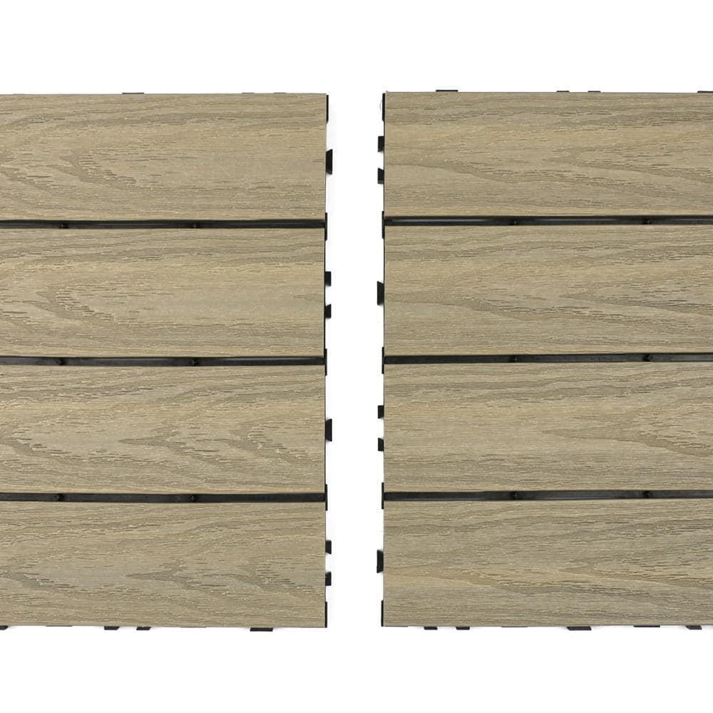 UltraShield Naturale 36" x 12" Composite Interlocking Deck Plank