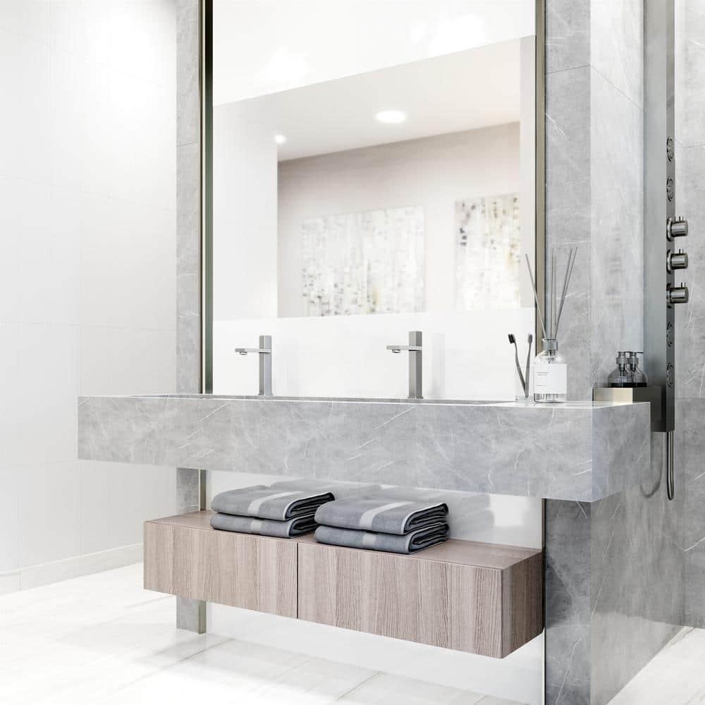 Nova 8" H Single Handle Single Hole Bathroom Faucet
