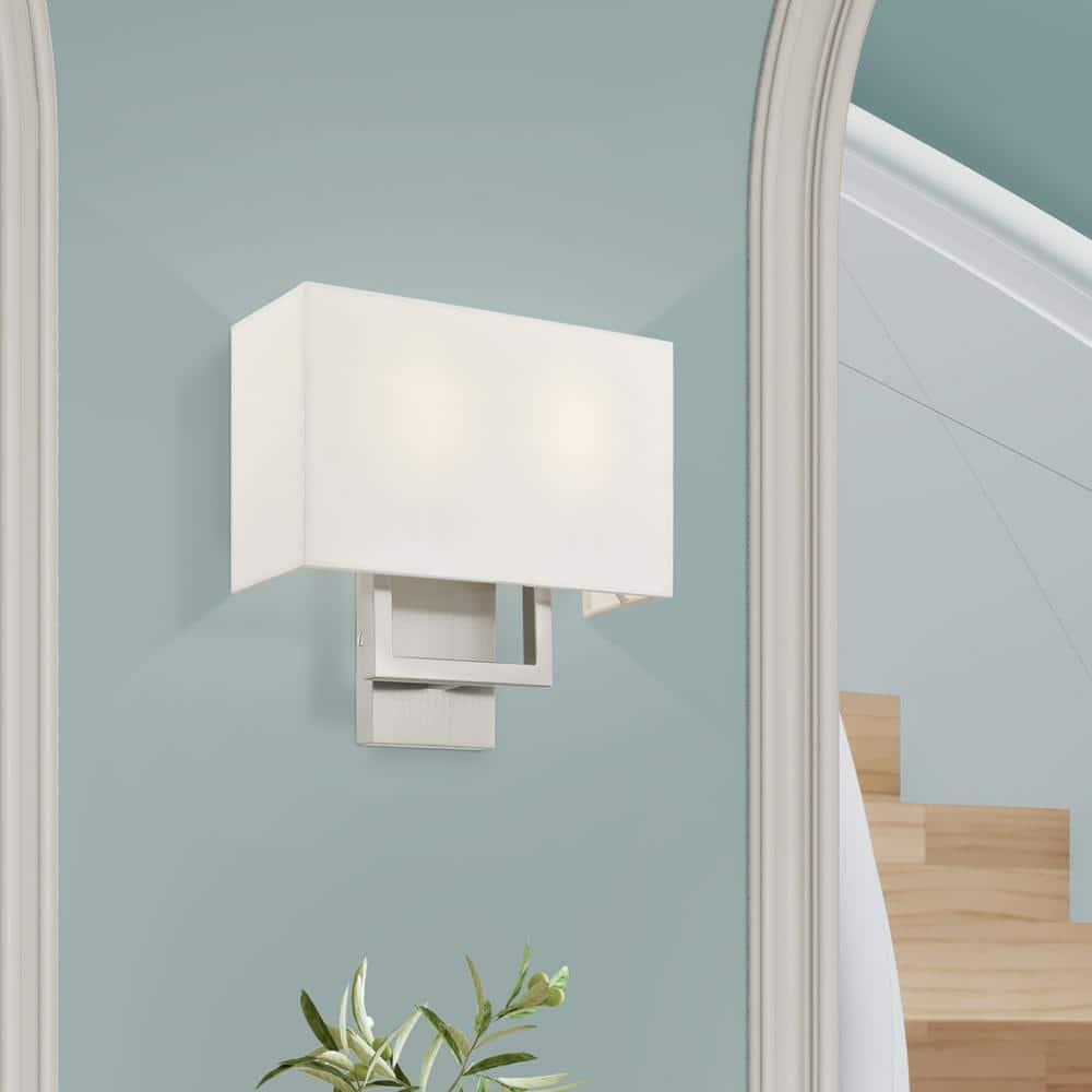 Livex Lighting Pierson 2 - Light Wall Light in  Brushed Nickel