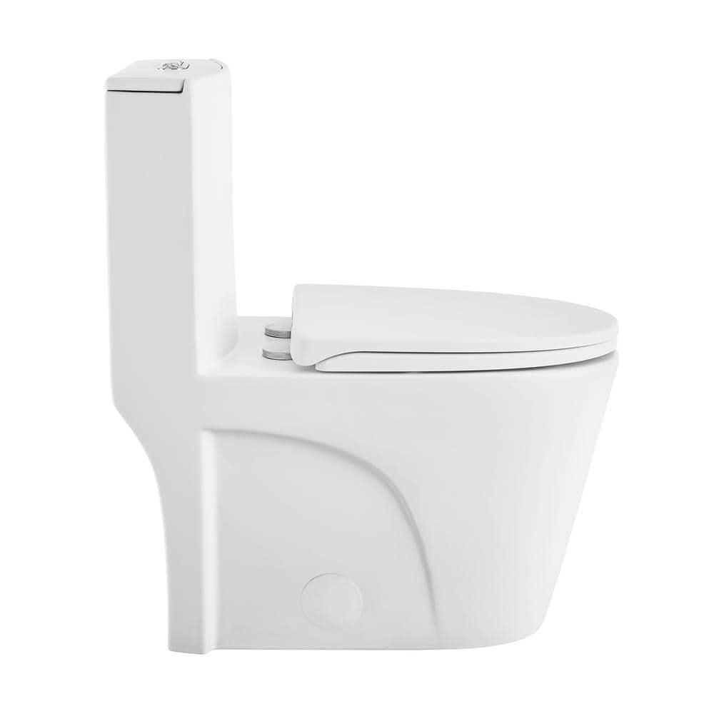 St. Tropez One Piece Elongated Toilet Dual Vortex Flush 1.6 GPF