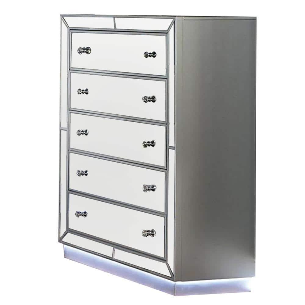 Benjara Donna 5 - Drawer Dresser